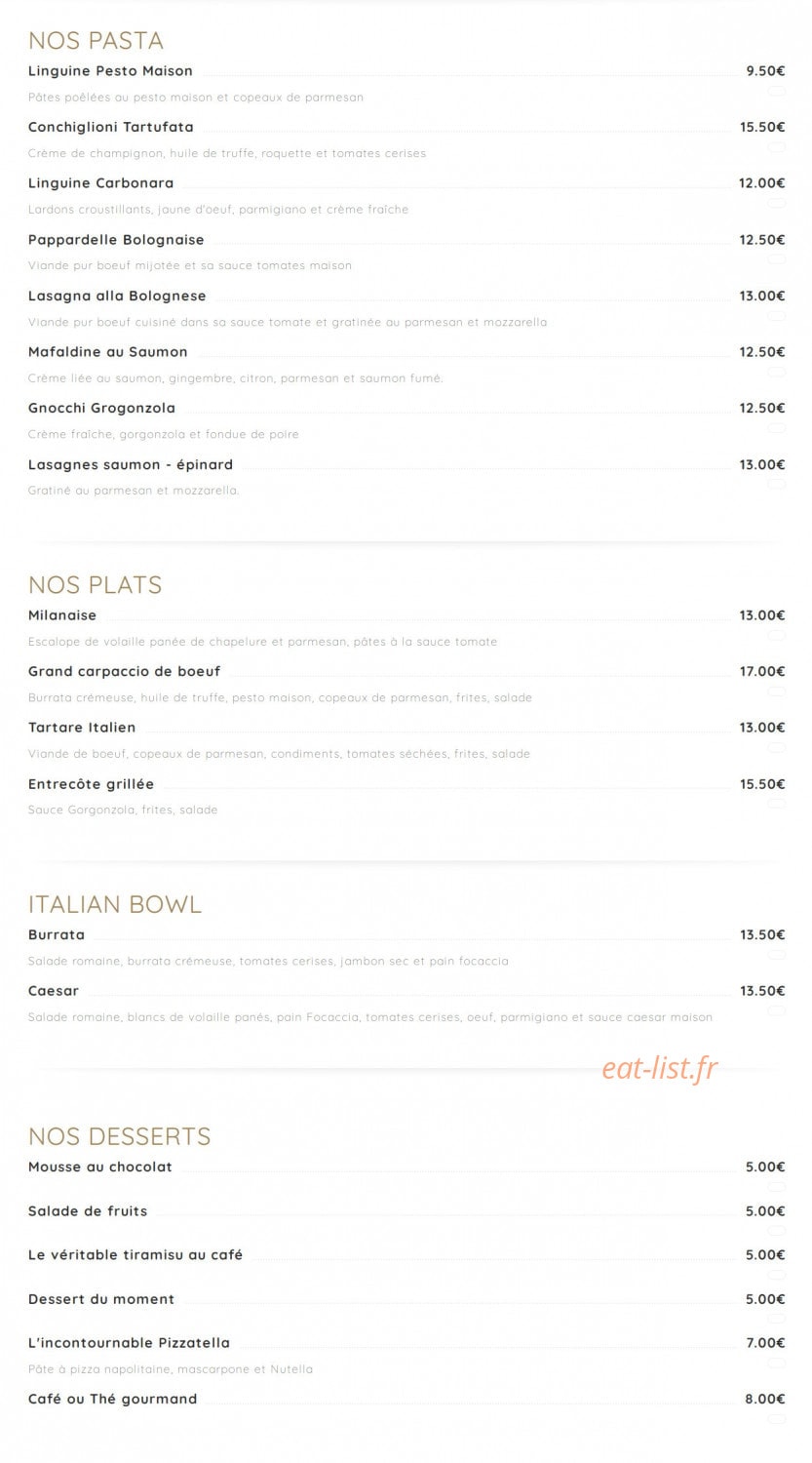 L'italien — carte page 2
