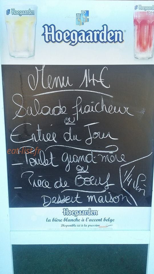 Carte et menu de Les Terrasses Du Clapas à Saint Gely du Fesc — Exemple de menu