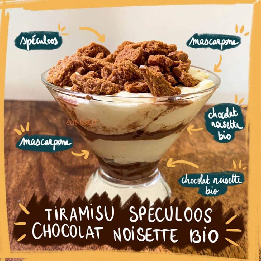 Carte et menu de Mamie Lasagnes à Saint Gely du Fesc — Tiramisu Spéculoos Chocolat Noisette