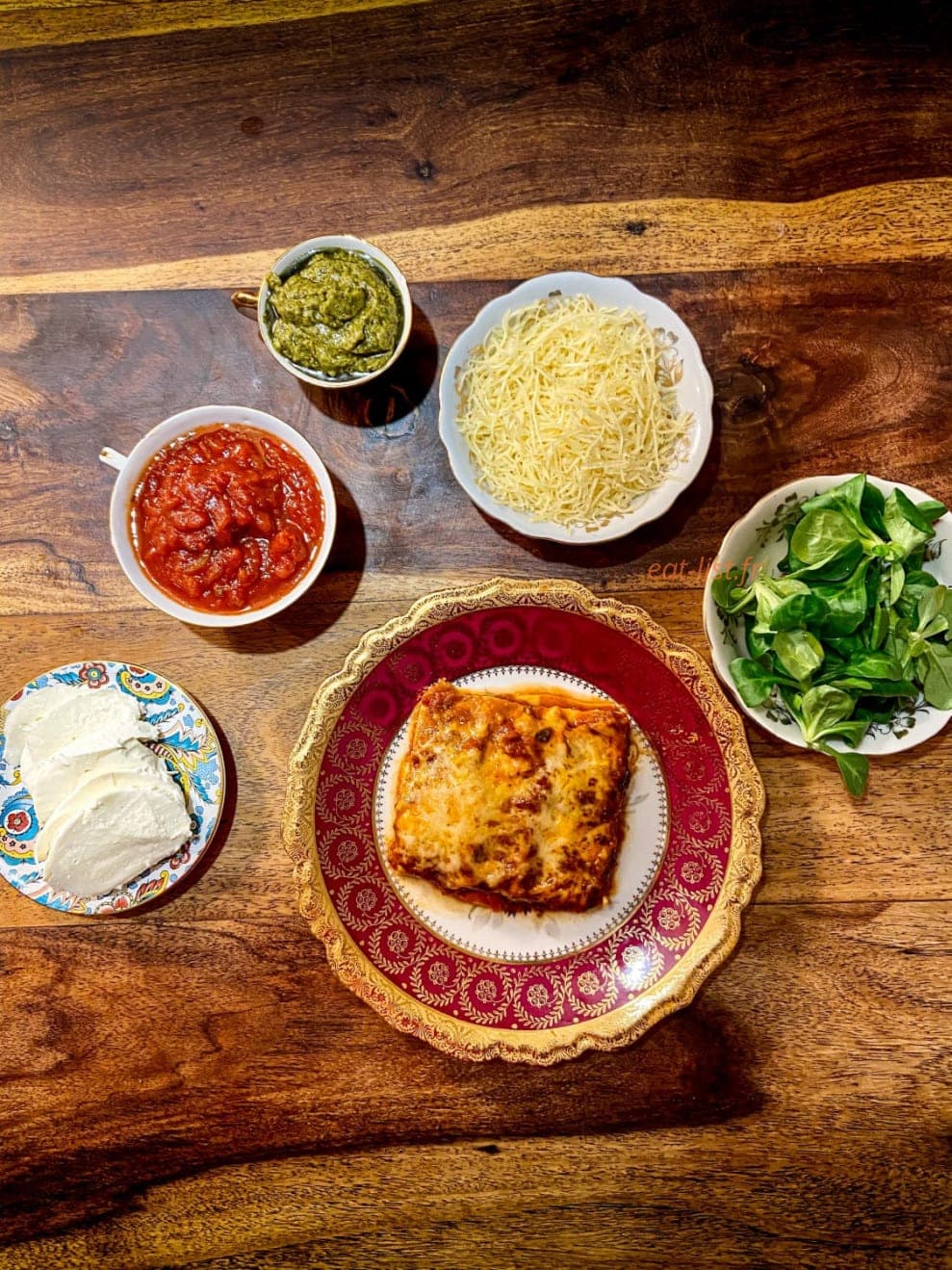 Carte et menu de Mamie Lasagnes à Saint Gely du Fesc — Mozza Pesto