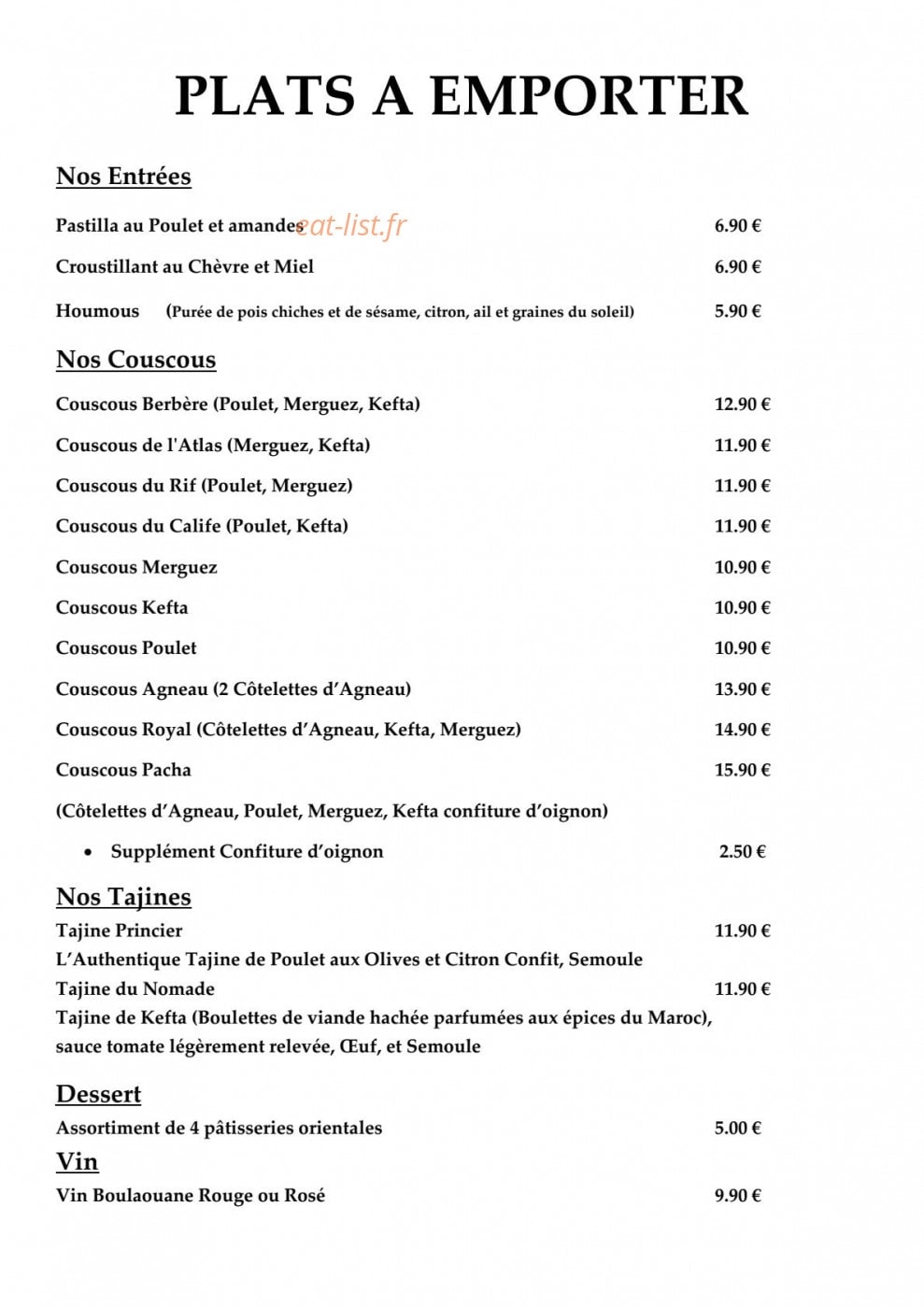 ô Jasmin — carte page 6