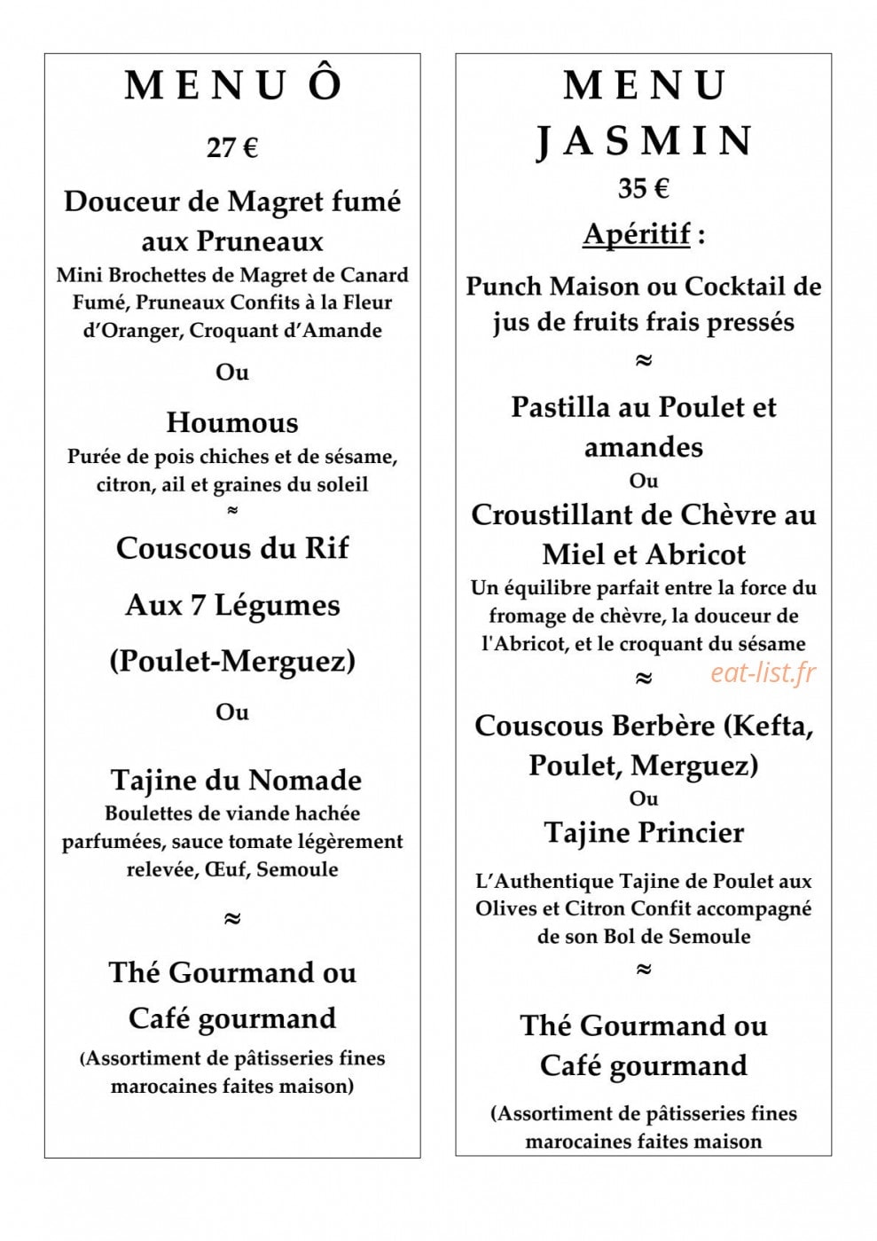 ô Jasmin — carte page 4