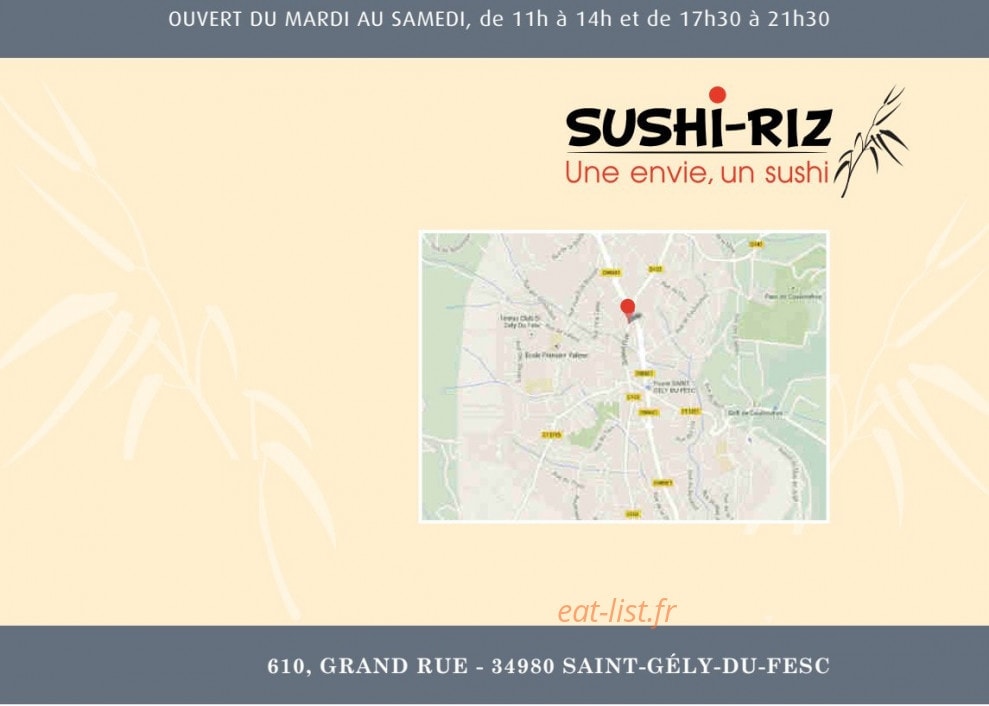 Sushi-Riz — carte page 12