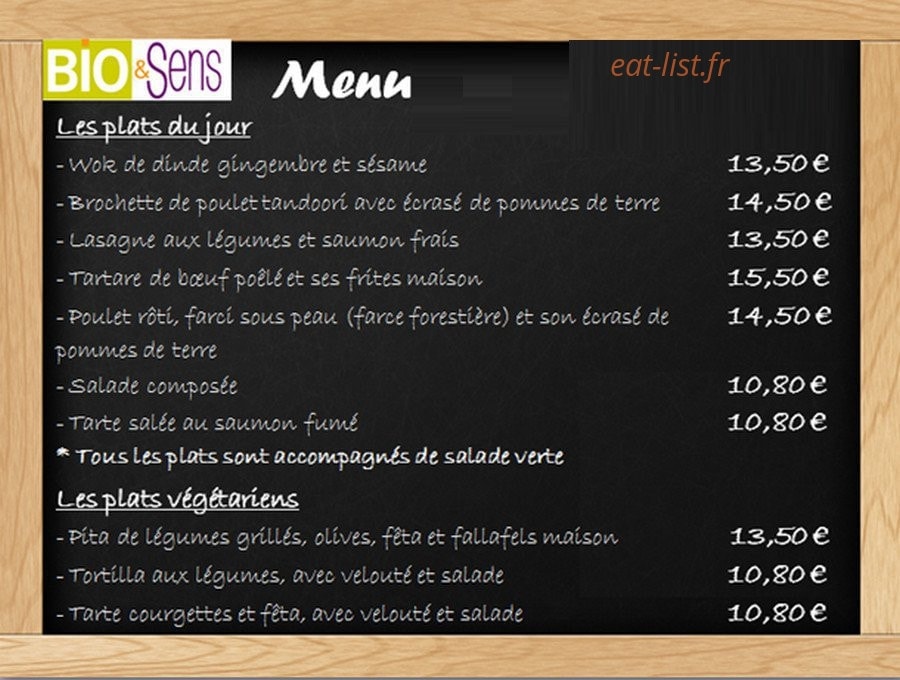 Bio & Sens — carte page 2