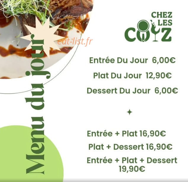 Chez Les Couz — carte page 2