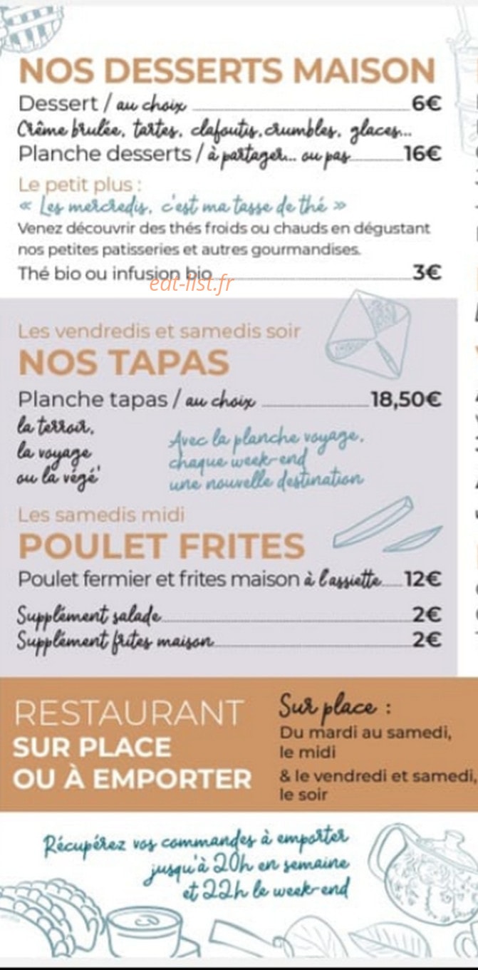 Le Lavand'eux — carte page 2