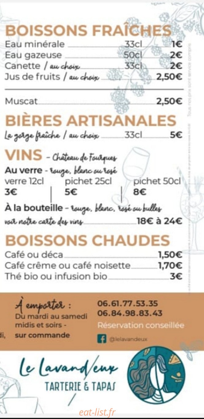 Le Lavand'eux — carte page 3