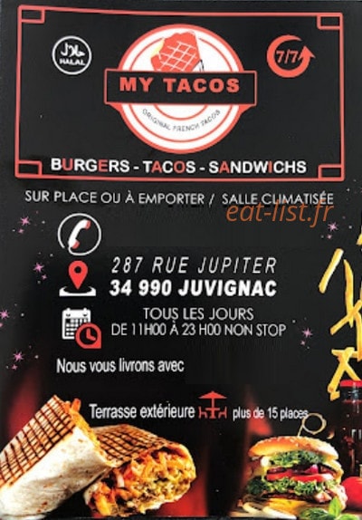 My tacos — carte page 1