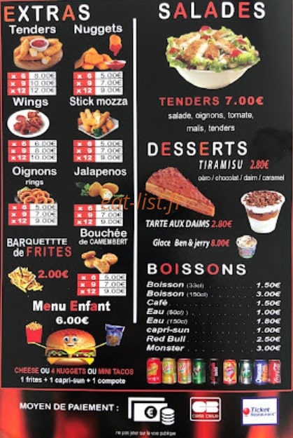 My tacos — carte page 3