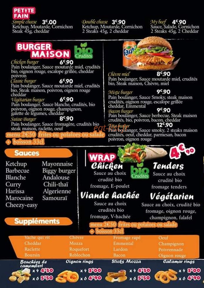 Tota pizza — carte page 3