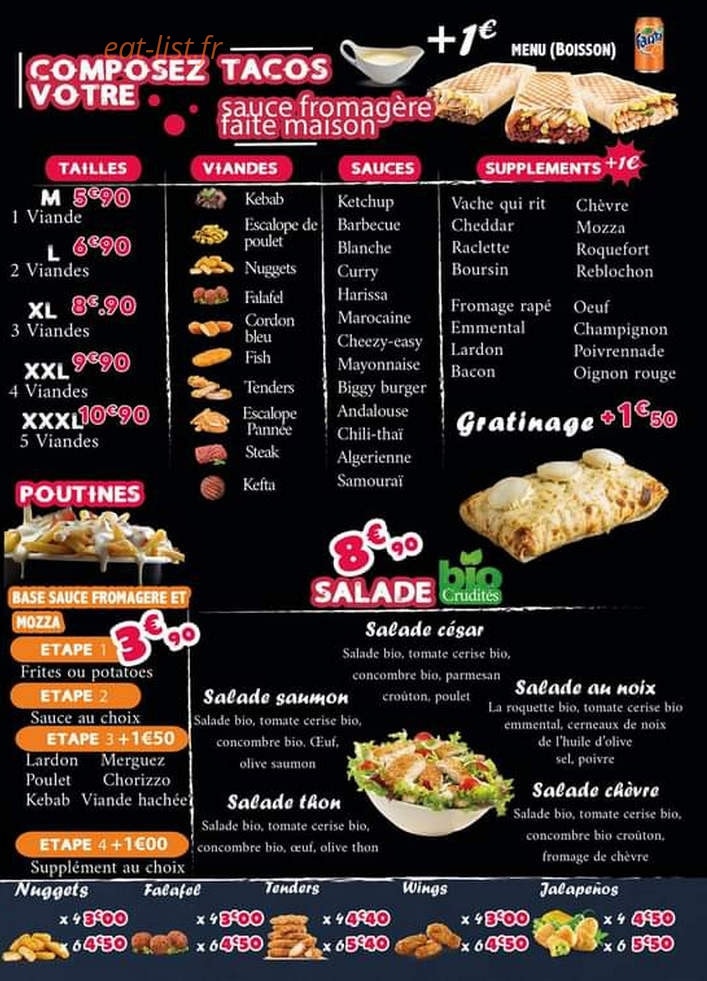 Tota pizza — carte page 4