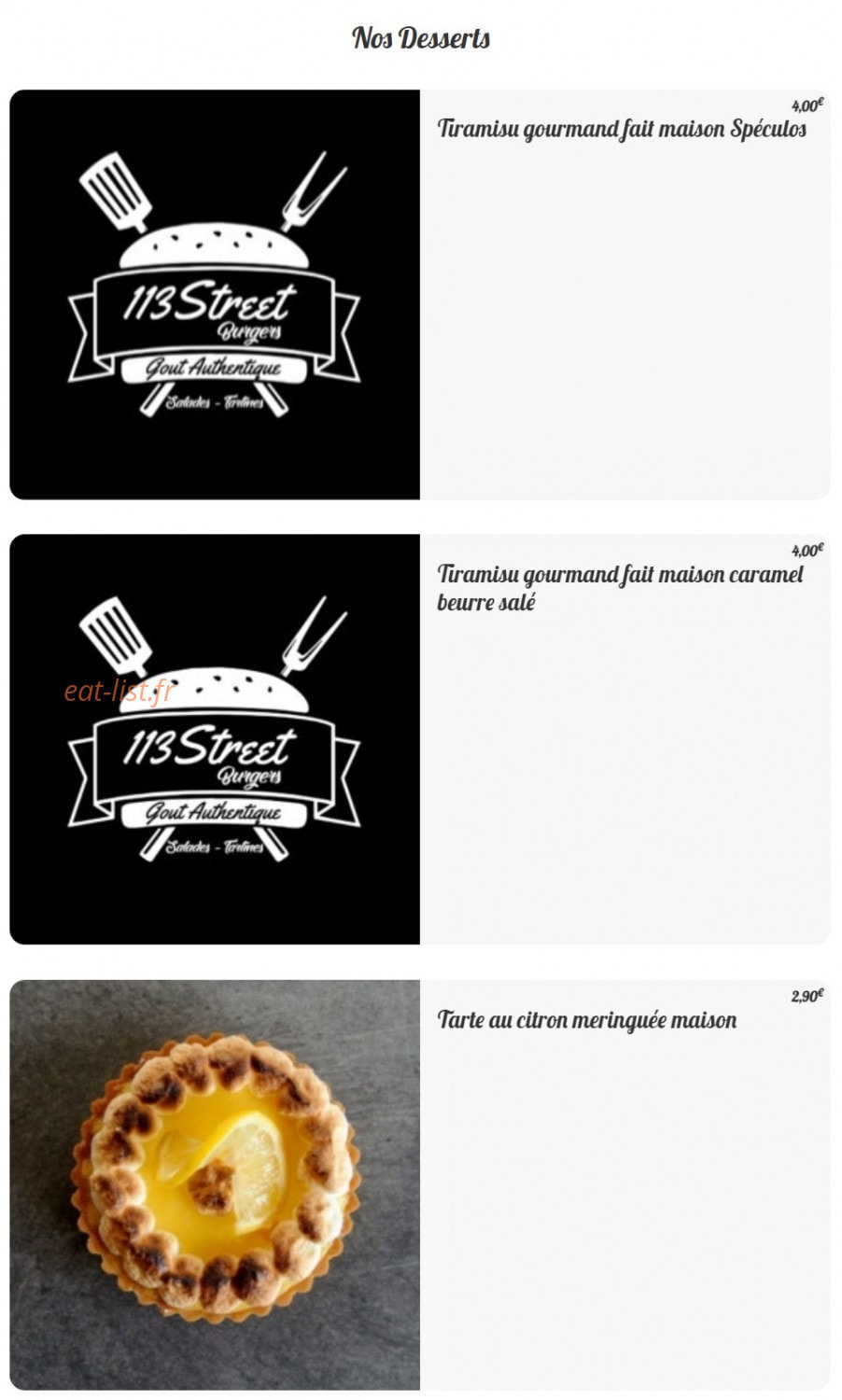113 Street — carte page 9