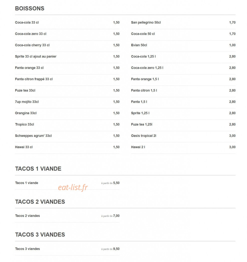 Amour de pizza — carte page 4