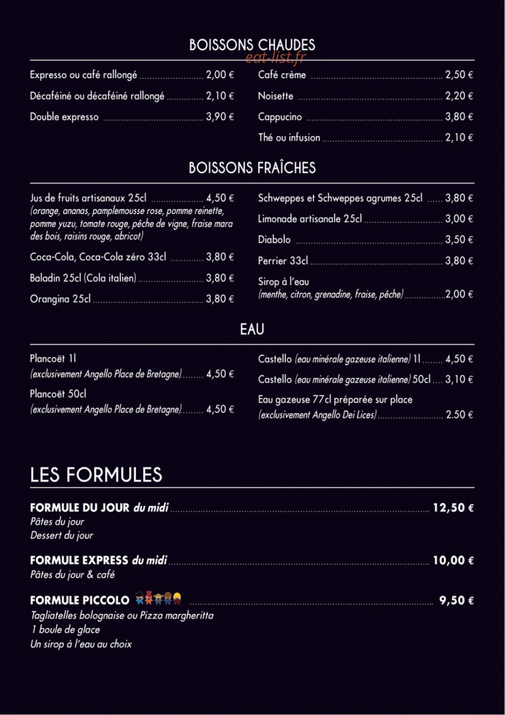 Angello — carte page 2