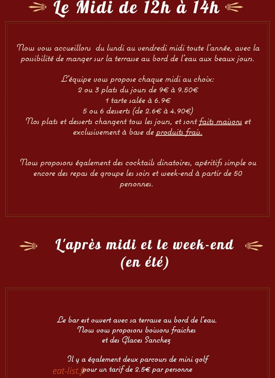 Au Parc des Bois — carte page 2