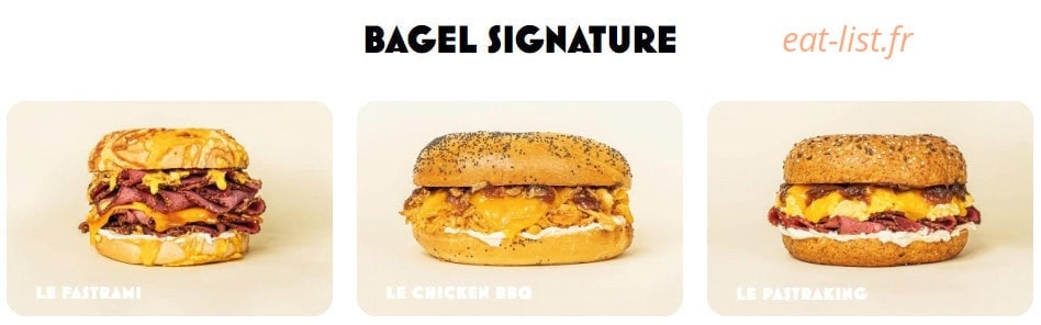 Bagel Corner — carte page 2