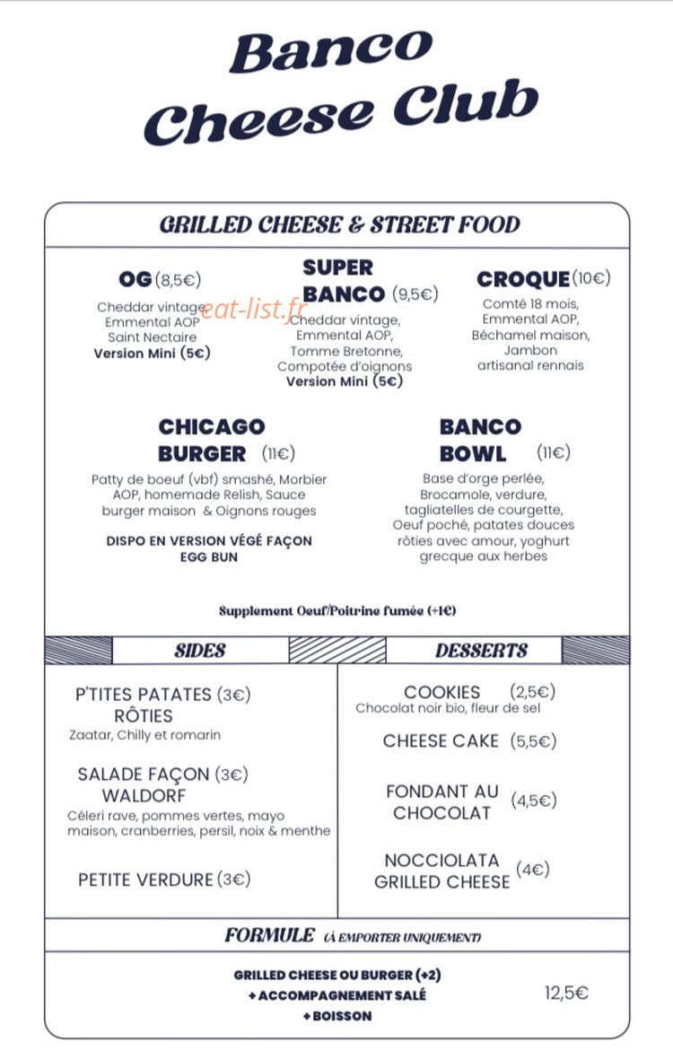 Banco — carte page 1