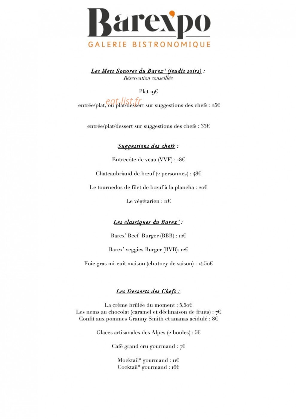 Barexpo — carte page 4