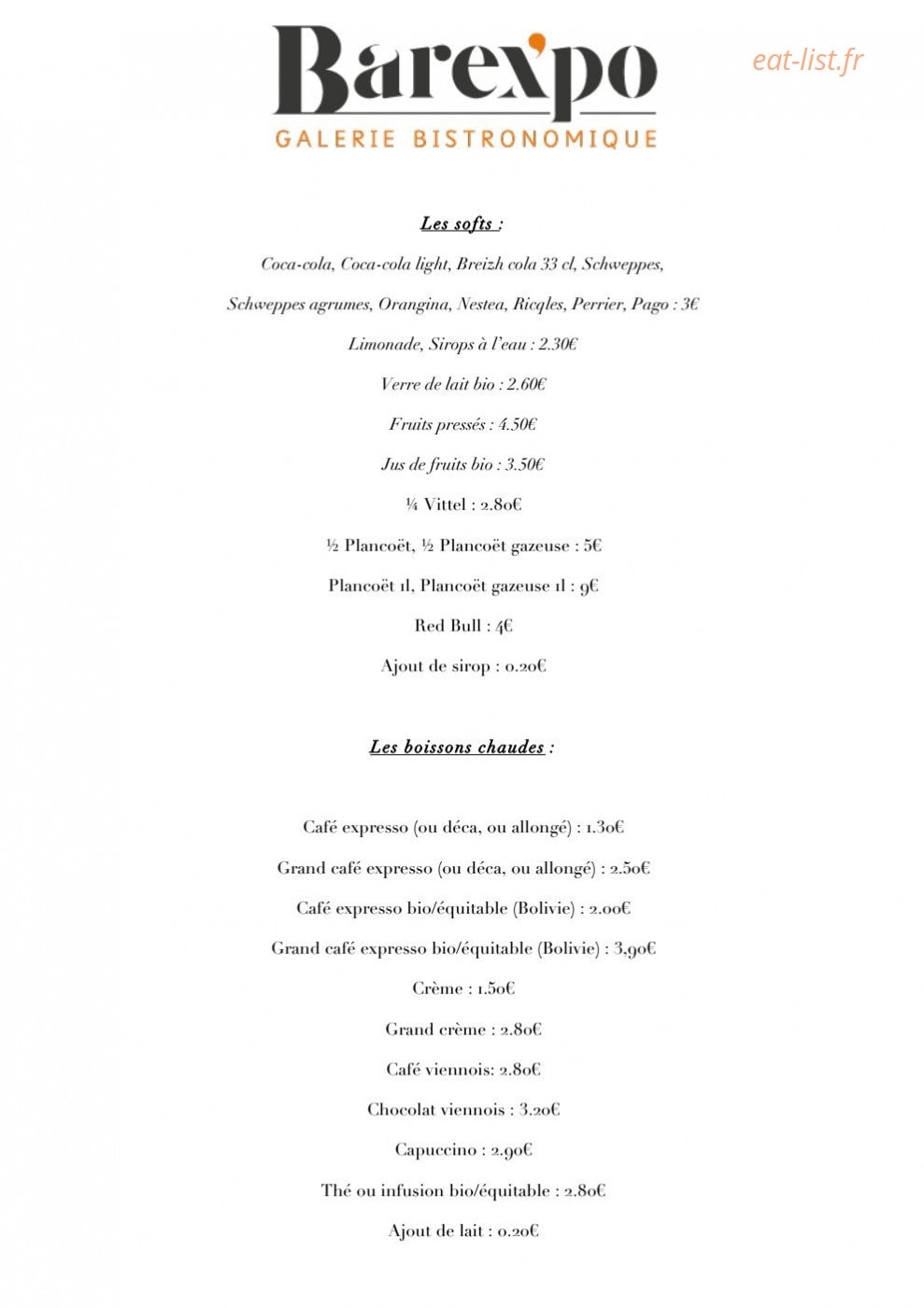 Barexpo — carte page 5
