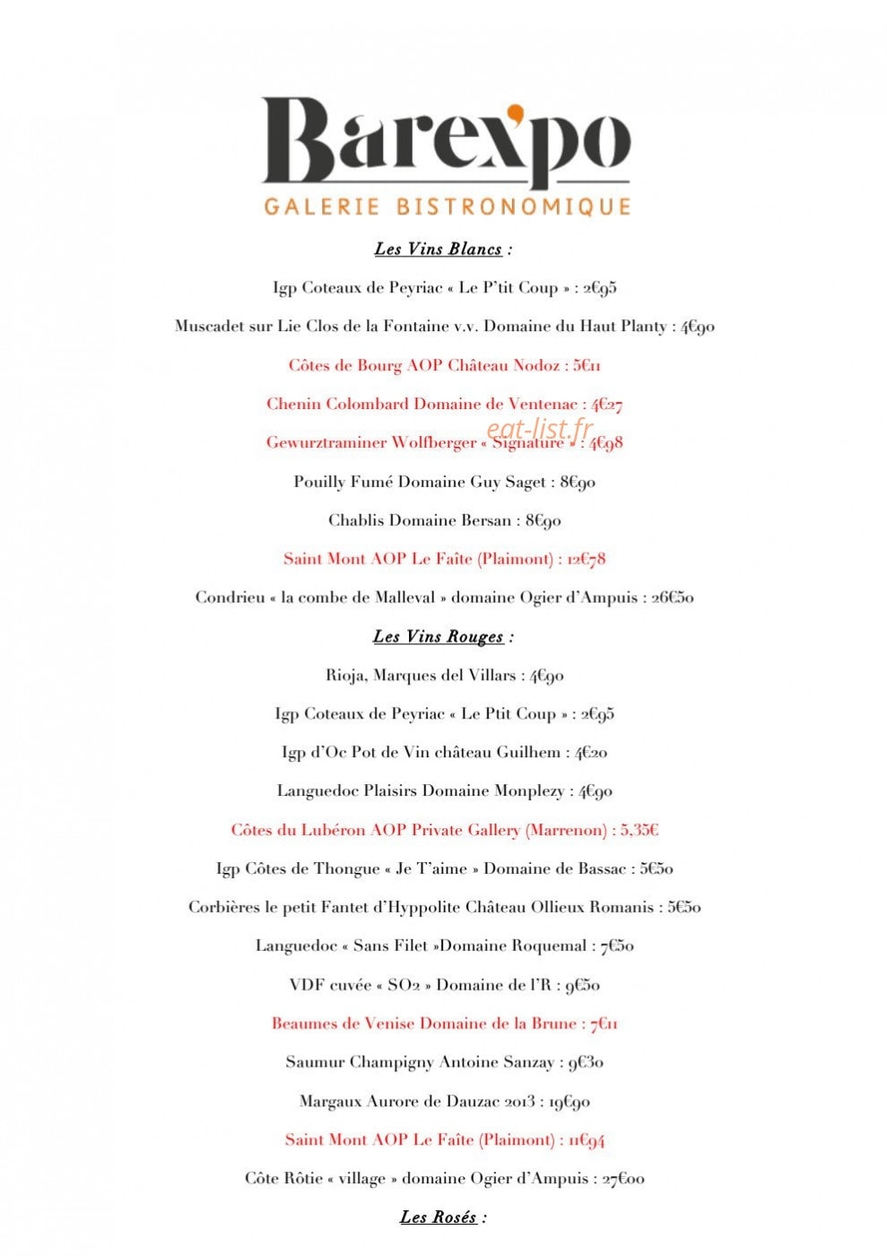 Barexpo — carte page 7