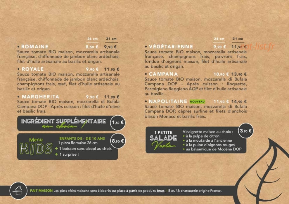 Basilic & Co — carte page 7