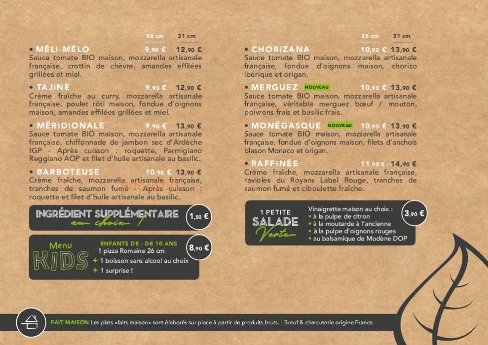 Basilic & Co — carte page 6