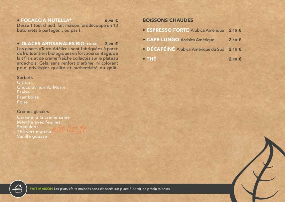 Basilic & Co — carte page 8