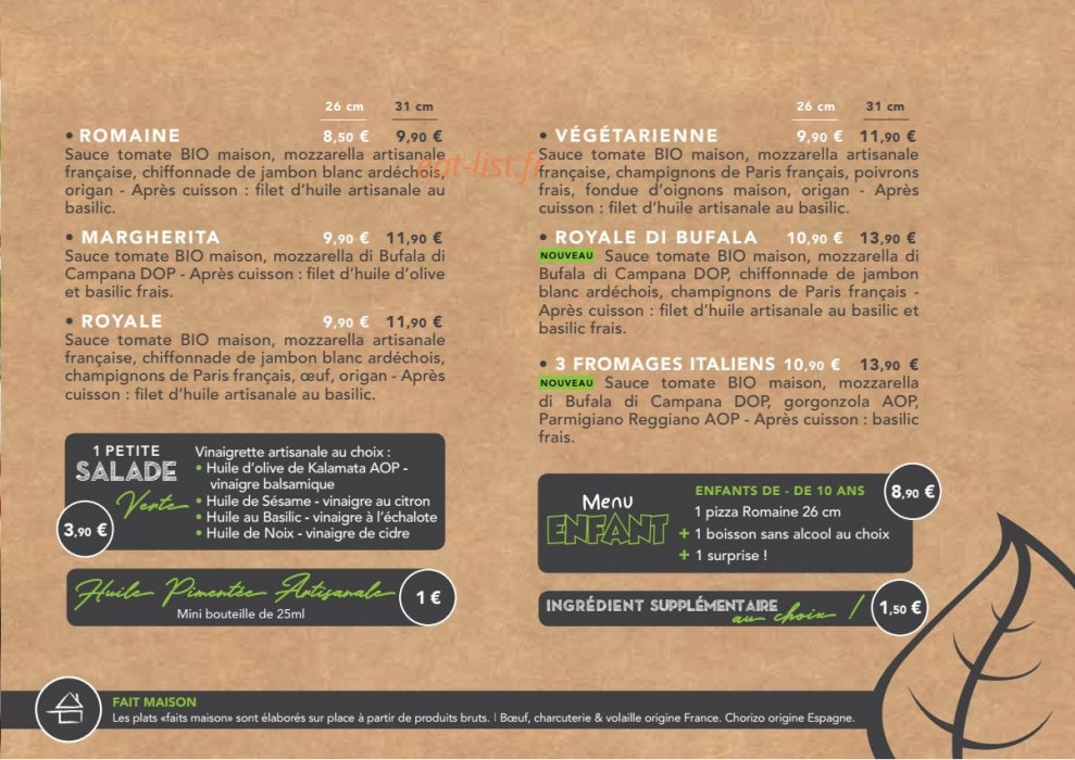 Basilic & Co — carte page 13