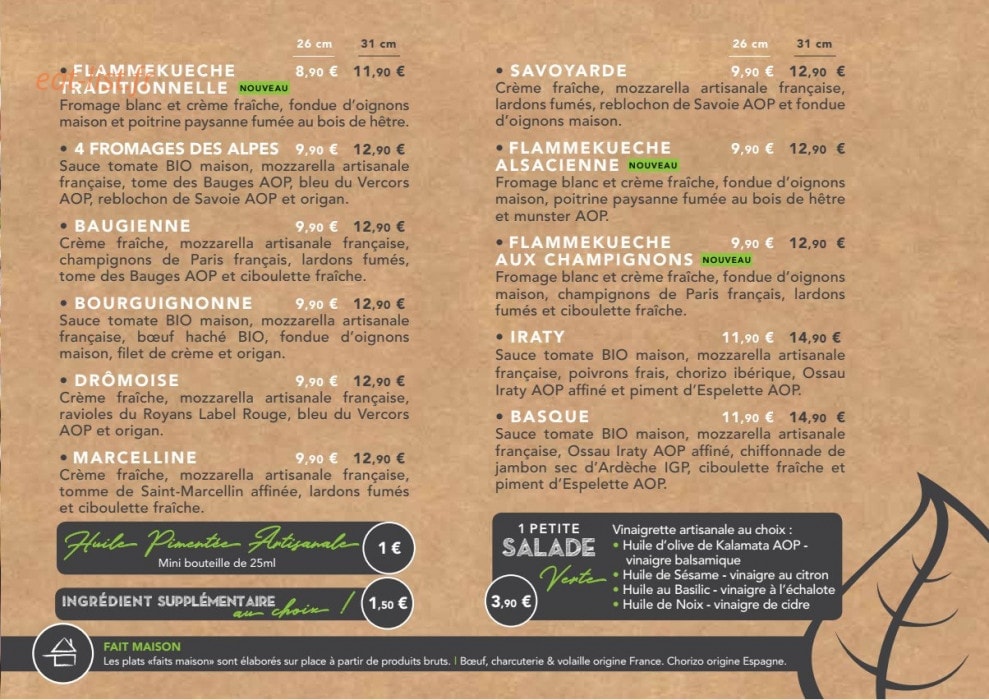 Basilic & Co — carte page 9