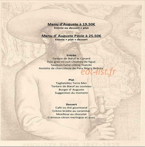Bistrot d'Auguste — carte page 8