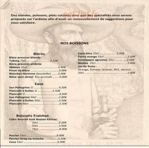 Bistrot d'Auguste — carte page 5