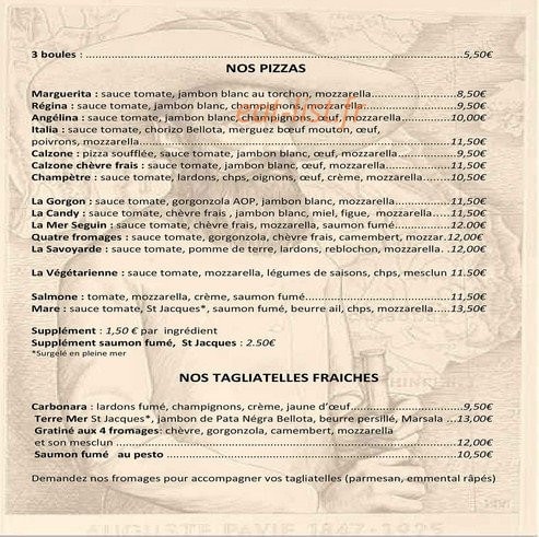 Bistrot d'Auguste — carte page 4