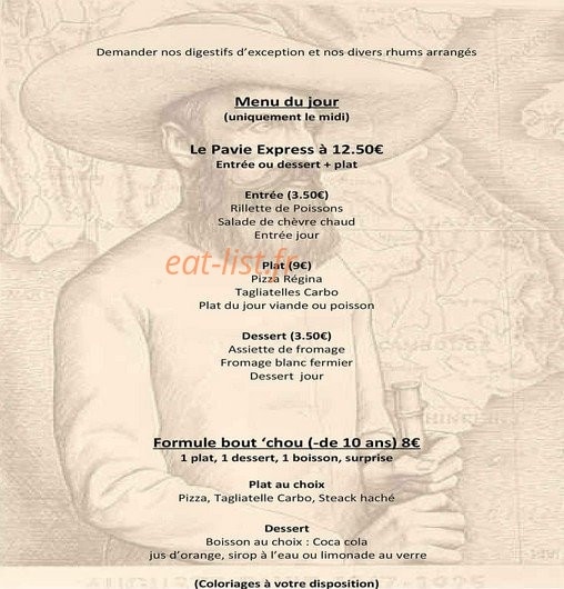 Bistrot d'Auguste — carte page 7