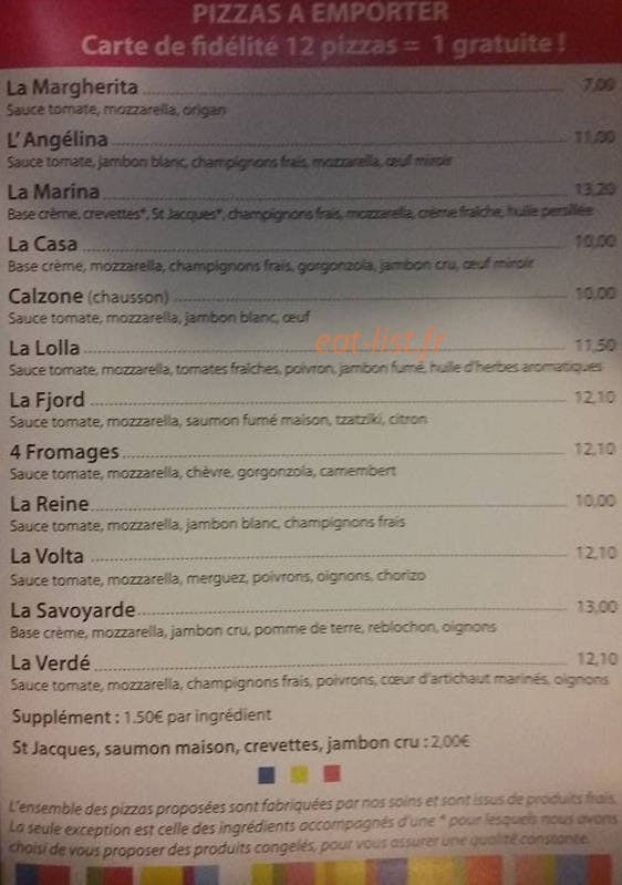 Bistrot de Condate — carte page 2