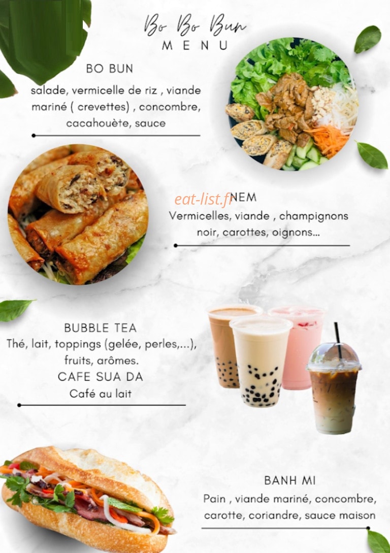 Bo bo bun — carte page 1