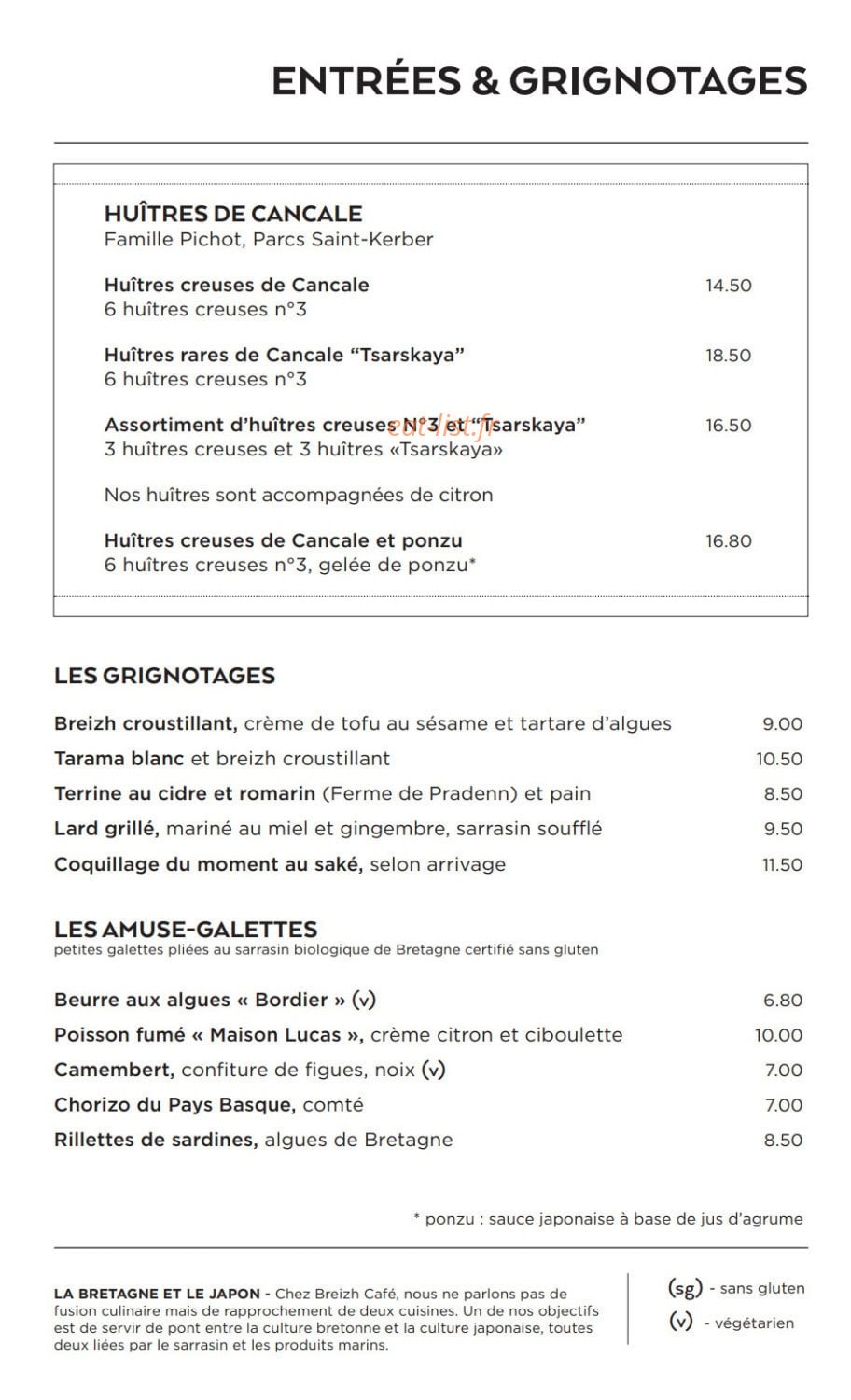 Breizh Café — carte page 2