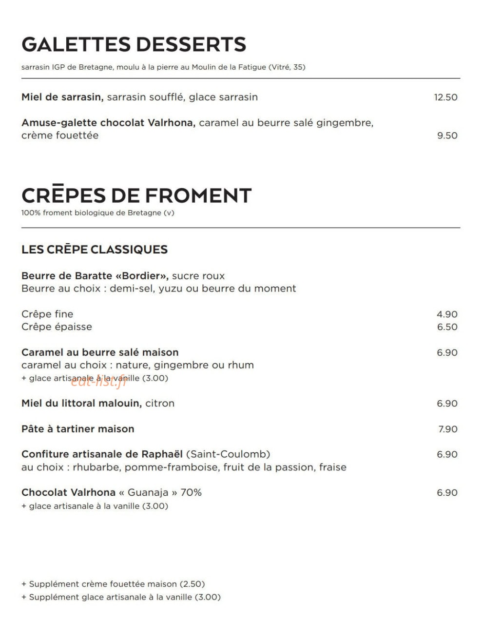 Breizh Café — carte page 5