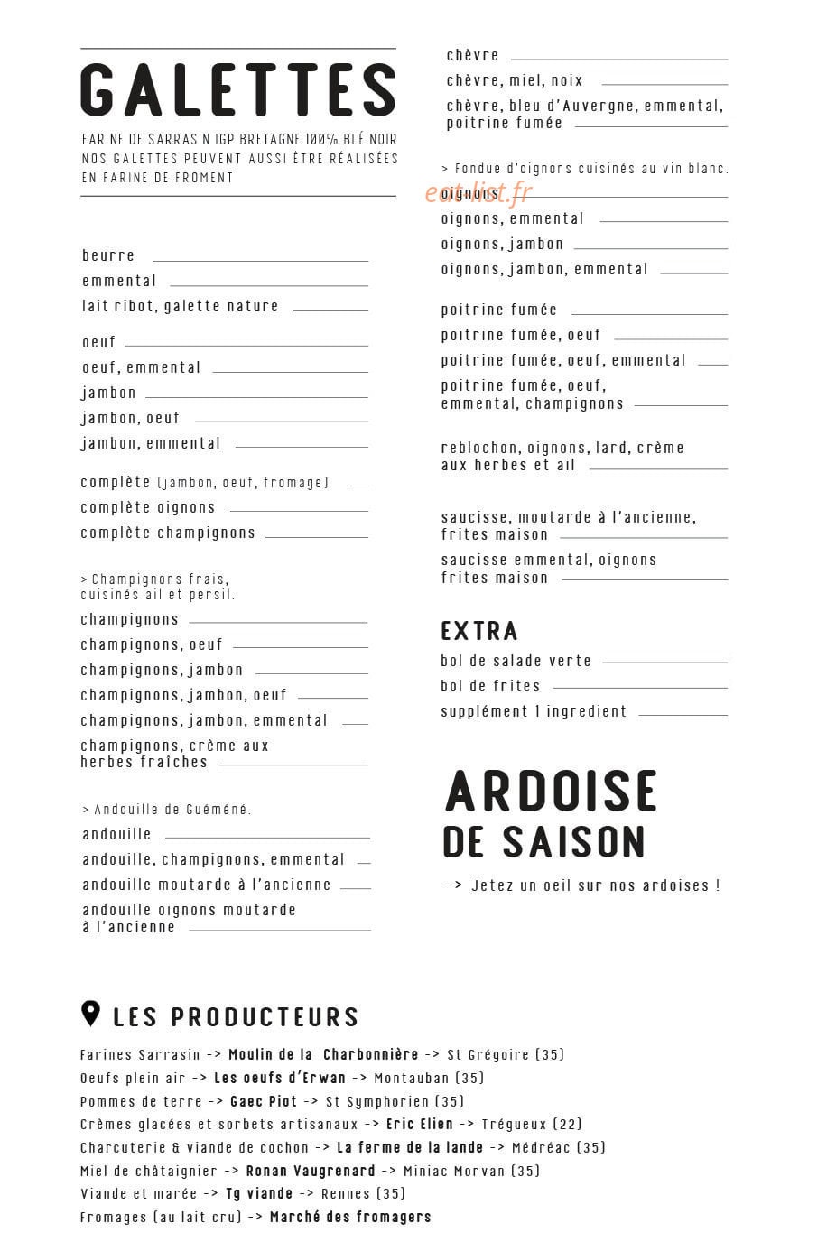Bretone — carte page 1