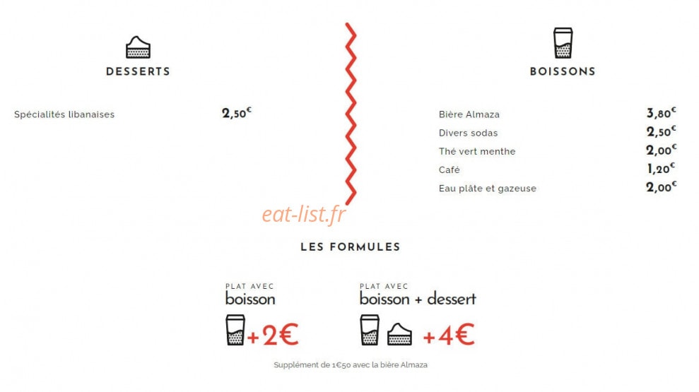 Cedars Roll — carte page 3