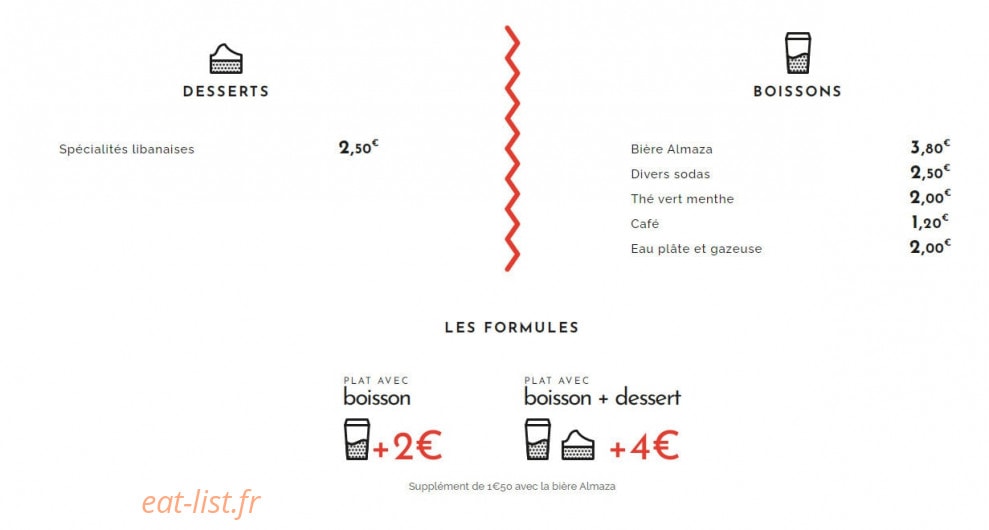 Cedars Roll — carte page 3