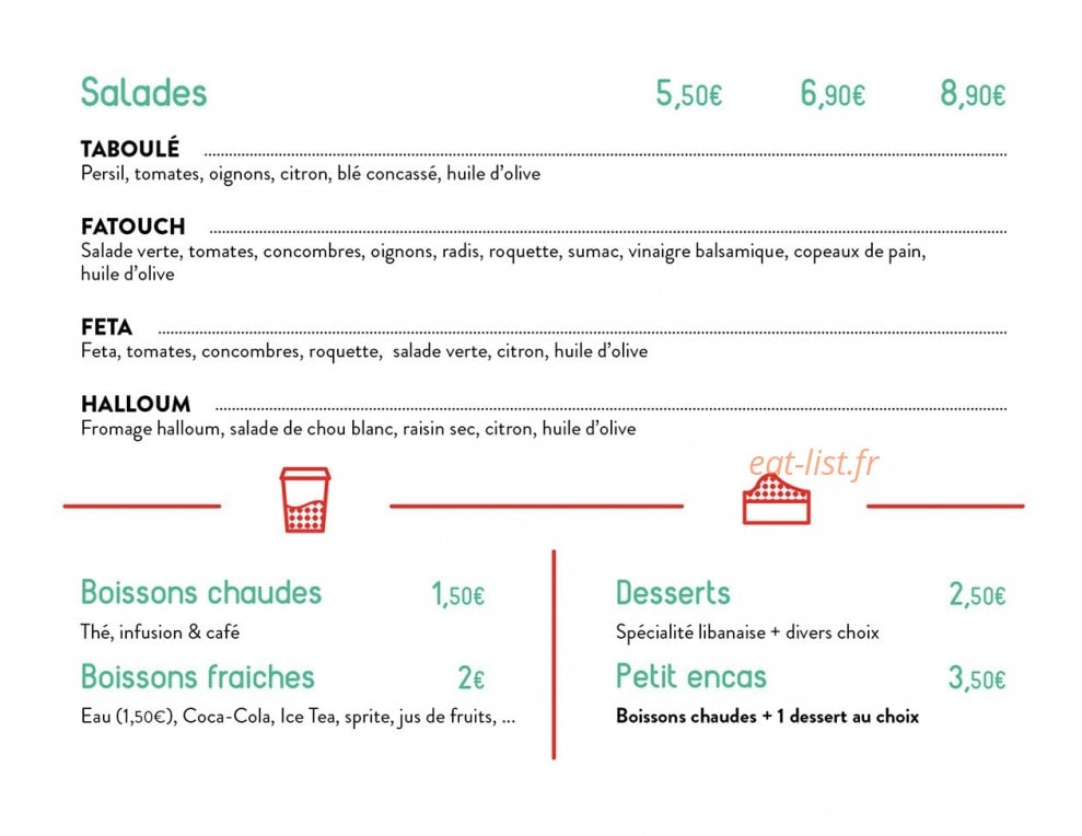 Cedars Roll — carte page 3