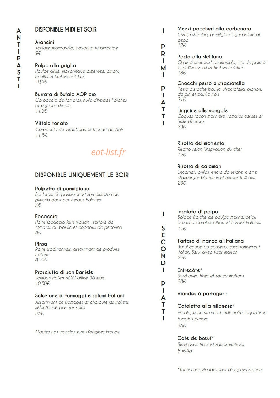 Chabada — carte page 1