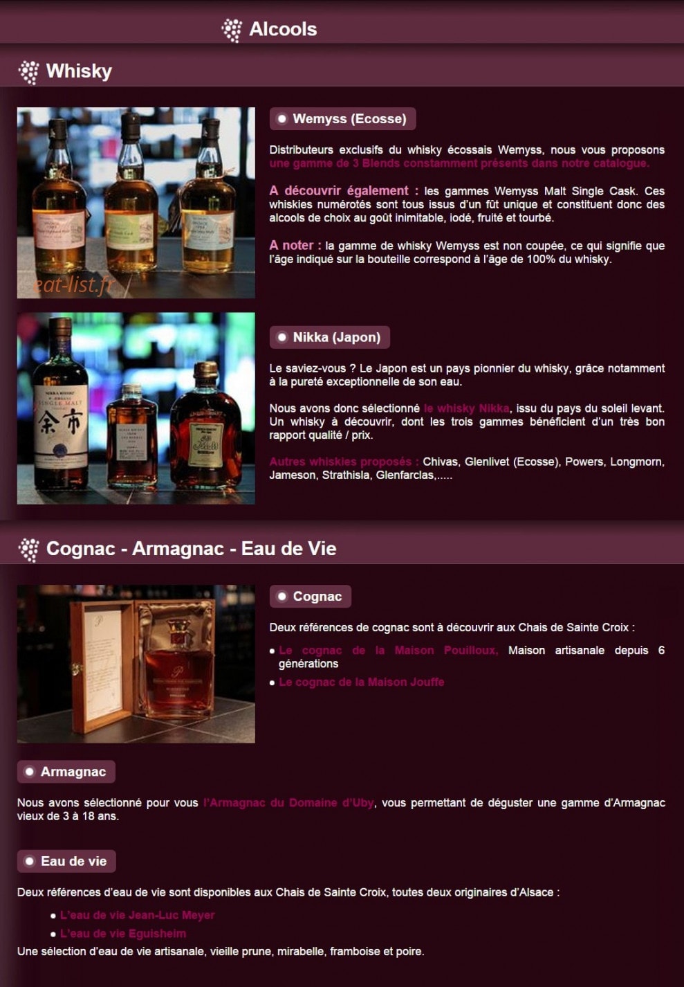 Chais Sainte Croix — carte page 8