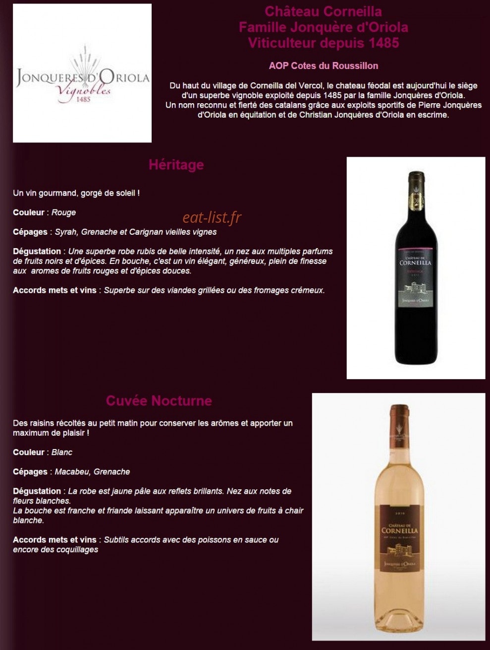 Chais Sainte Croix — carte page 5