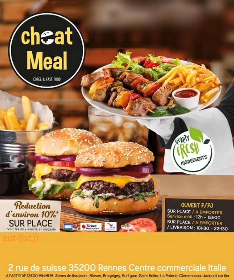Cheat Meal — carte page 1