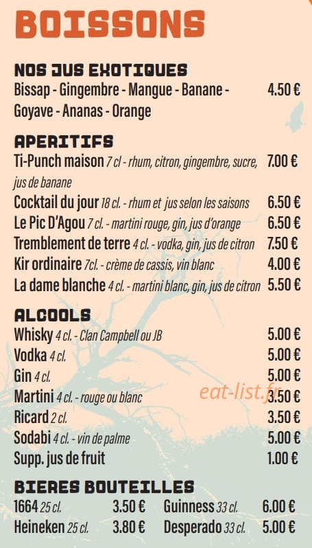 Chez maman kibo — carte page 5