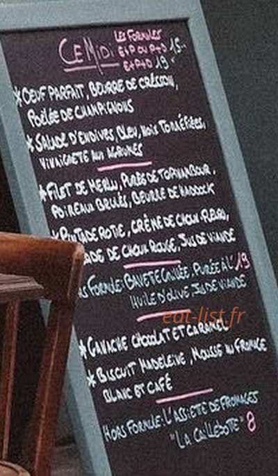 Chez P’tit Louis — carte page 1