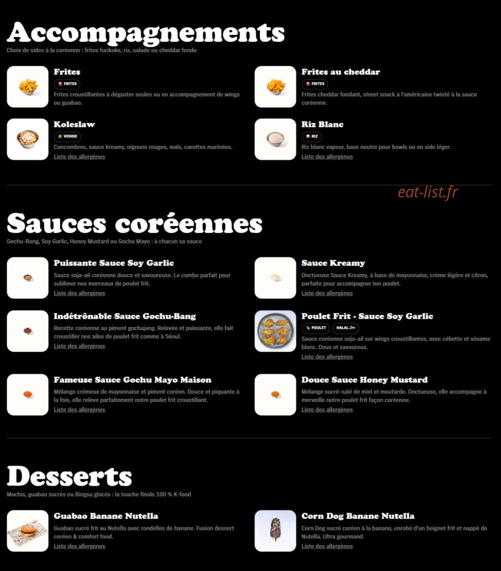 Chikin Bang — carte page 4