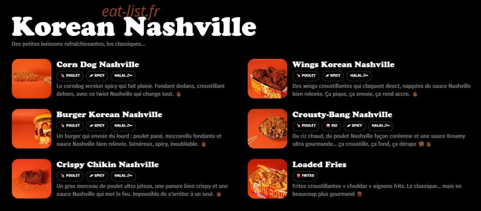 Chikin Bang — carte page 1