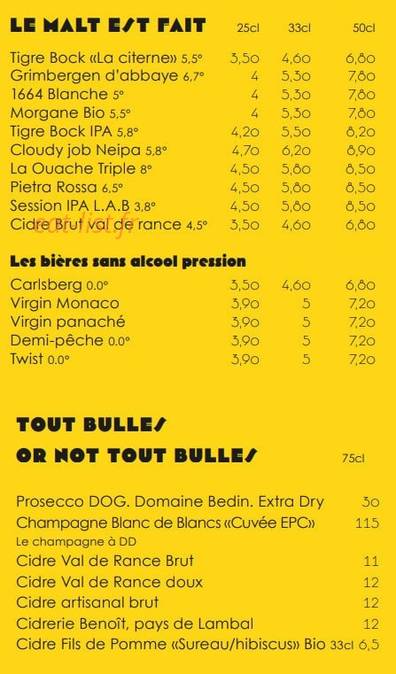 Club Citron — carte page 5